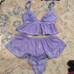 Purple Lingerie Set from Target